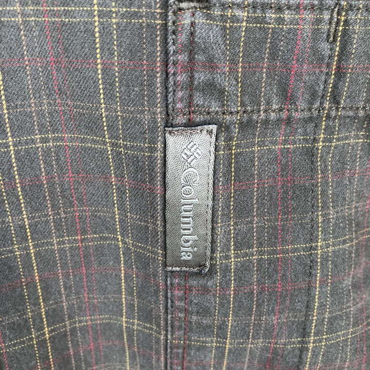 2000'S Columbia Long-Sleeve Button-Down Check Shirt, Men's Size XL (approx.) cotton brown type Vintage Second Hand