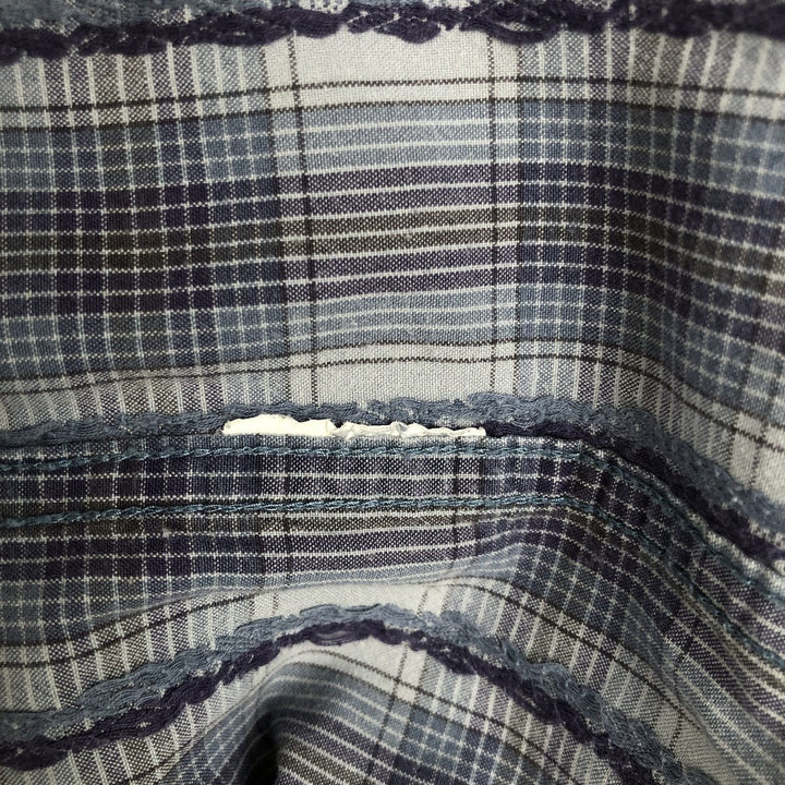 Levi's RED TAB Long-Sleeve Check Shirt, Men's Size M (approx.) unclear gray type Vintage Second Hand
