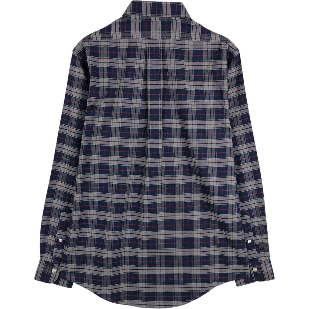 Brooks Brothers Est.1818 REGENT Long Sleeve Button-Down Check Shirt, Men's Size M Supima Cotton black type Vintage Second Hand