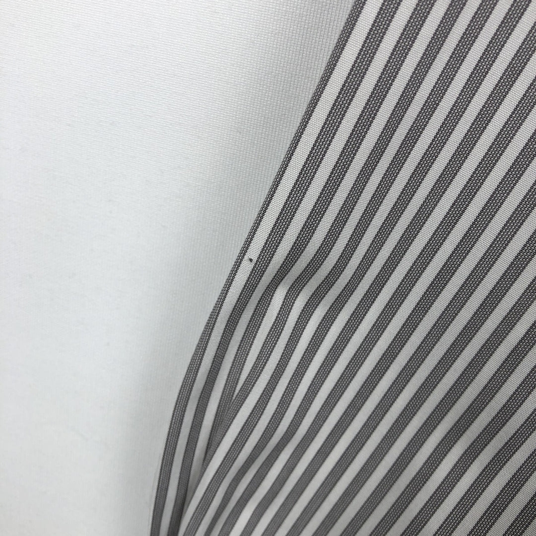 Brooks Brothers Est.1818 Wide Collar Long Sleeve Cotton Striped Shirt Men's Size L Supima Cotton white type Vintage Second Hand