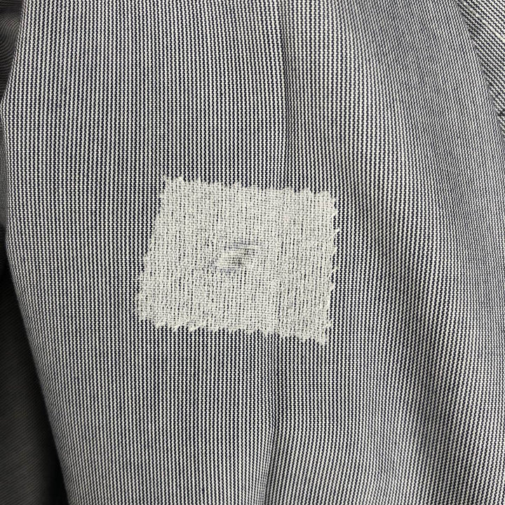 Brooks Brothers 1818 REGENT FIT Long-Sleeve Cotton Stripe Shirt, Men's Size L (approx.) cotton navy blue type Vintage Second Hand