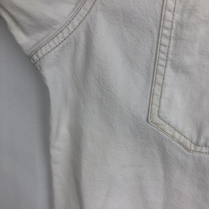 90s-00'S Levi's RED TAB Long-Sleeve White Denim Shirt, Men's Size XL (approx.) cotton white type Vintage Second Hand