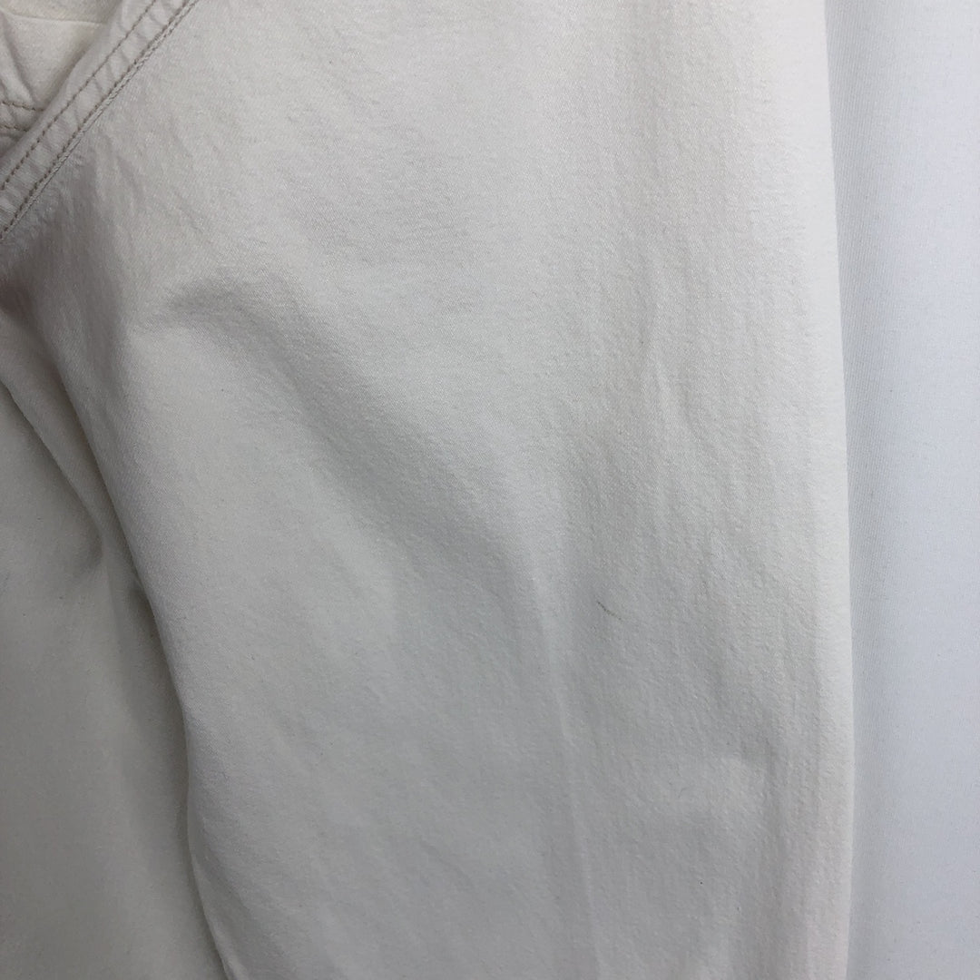 90s-00'S Levi's RED TAB Long-Sleeve White Denim Shirt, Men's Size XL (approx.) cotton white type Vintage Second Hand