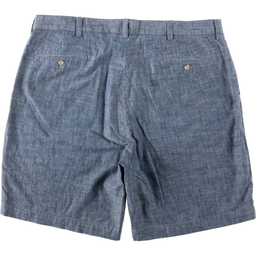 Ralph Lauren POLO by Ralph Lauren PROSPECT SHORT Chambray Cotton Shorts (Men's size W39 equivalent) cotton blue type Vintage Second Hand