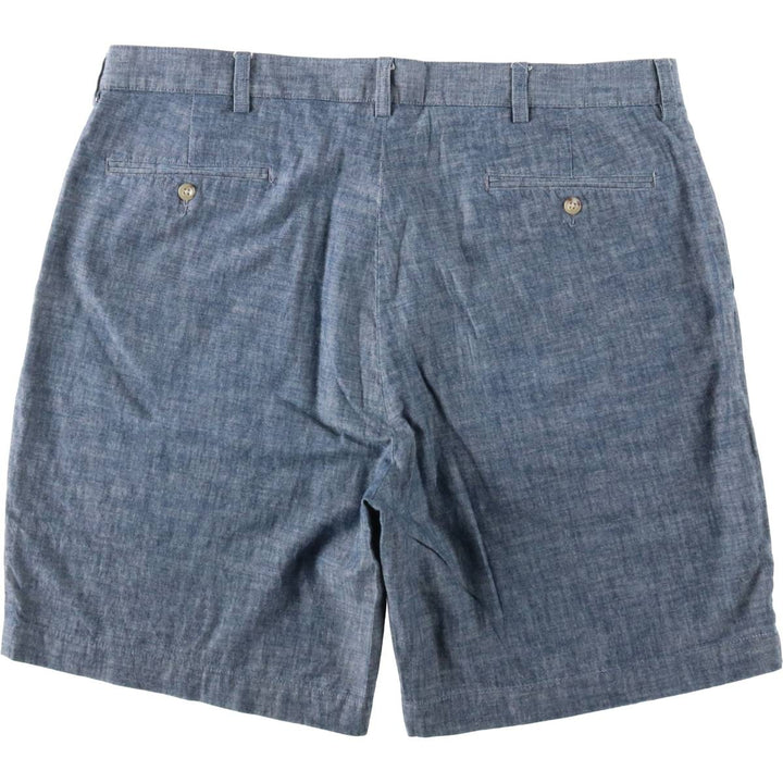Ralph Lauren POLO by Ralph Lauren PROSPECT SHORT Chambray Cotton Shorts (Men's size W39 equivalent) cotton blue type Vintage Second Hand