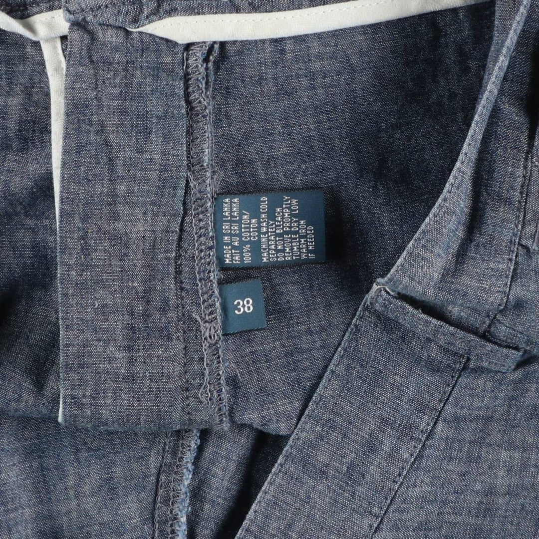 Ralph Lauren POLO by Ralph Lauren PROSPECT SHORT Chambray Cotton Shorts (Men's size W39 equivalent) cotton blue type Vintage Second Hand