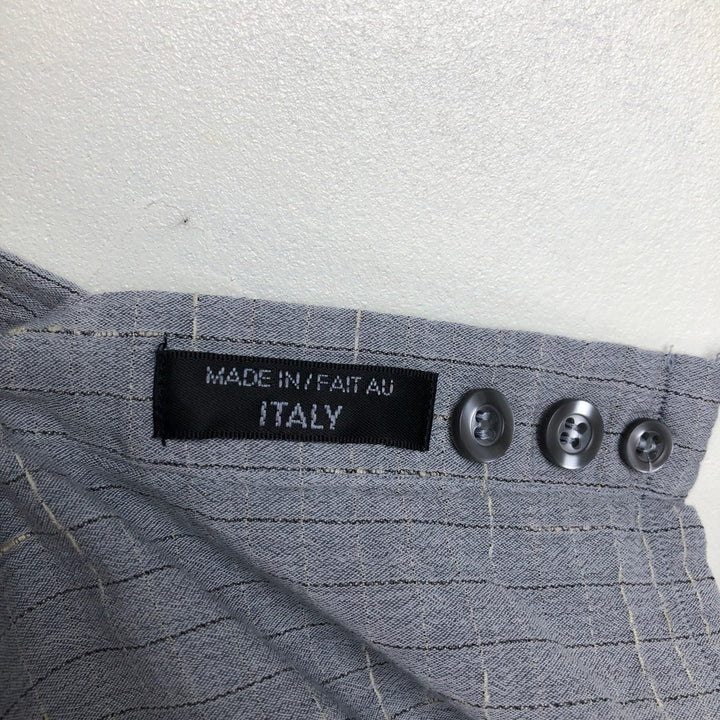 KOLTE Check Pattern Long-Sleeve Cotton Check Shirt, Made in Italy, Men's Size M (approx.) cotton gray type Vintage Second Hand