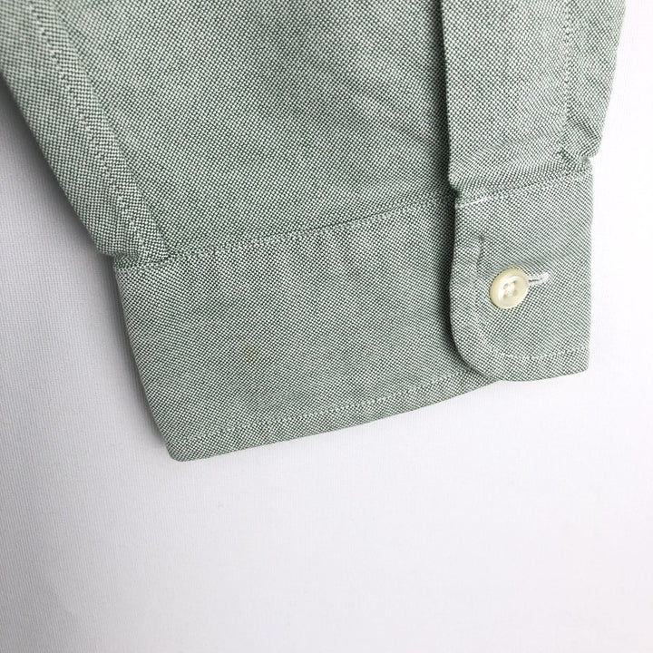 Ralph Lauren Classic Fit Long Sleeve Button Down Shirt Men's XL cotton Khaki type sage green Vintage Second Hand