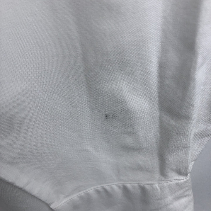 Ralph Lauren YARMOUTH long sleeve button down shirt, men's size L cotton white type Vintage Second Hand