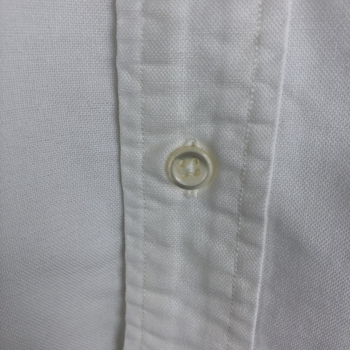 Ralph Lauren long sleeve button down shirt, men's size M cotton white type Vintage Second Hand