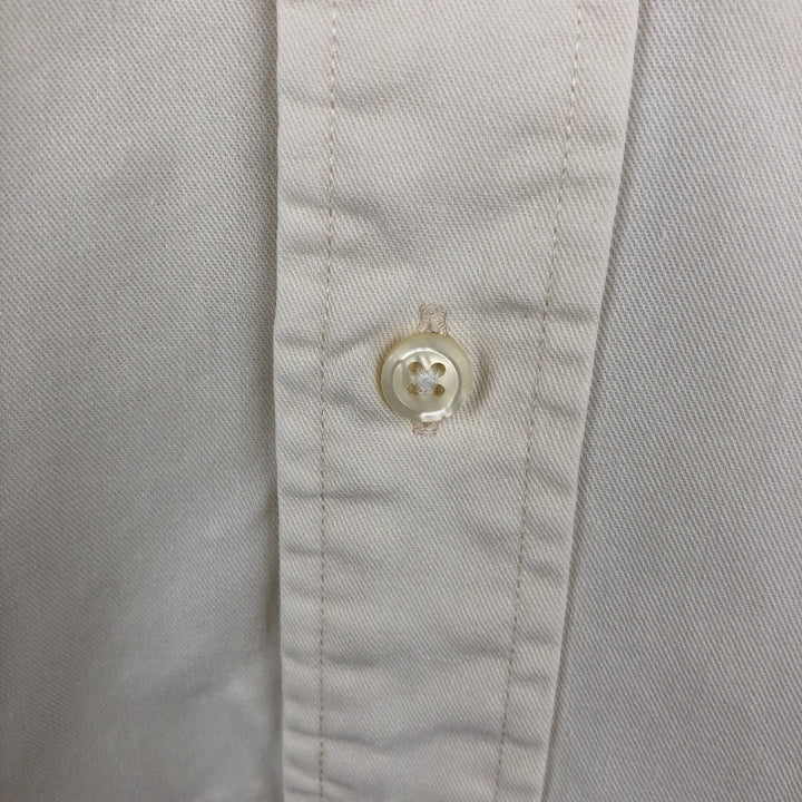 Ralph Lauren BLAKE long sleeve button down shirt, men's size M cotton white type Vintage Second Hand
