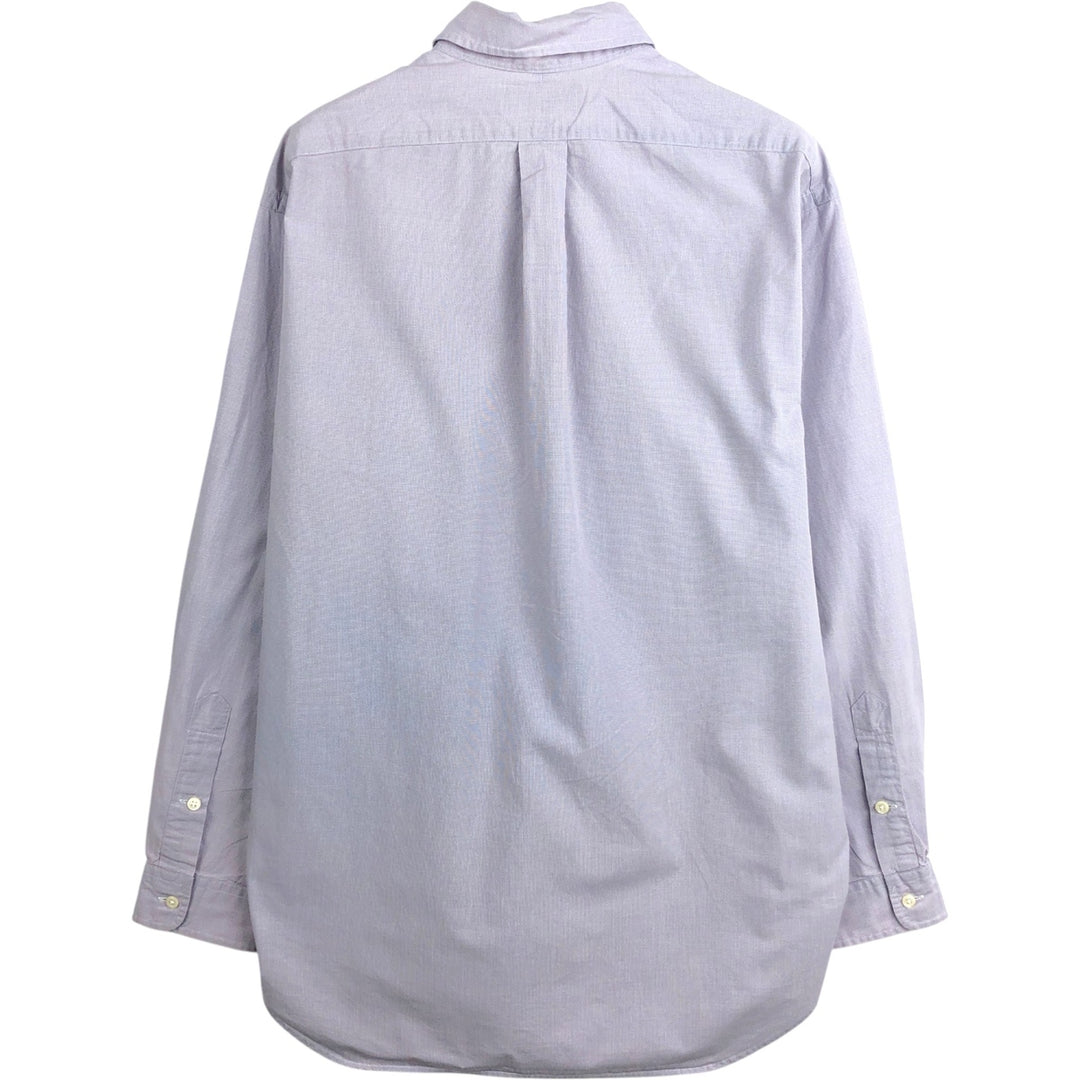 Ralph Lauren BLAKE long sleeve button down shirt, men's size M cotton purple type Vintage Second Hand