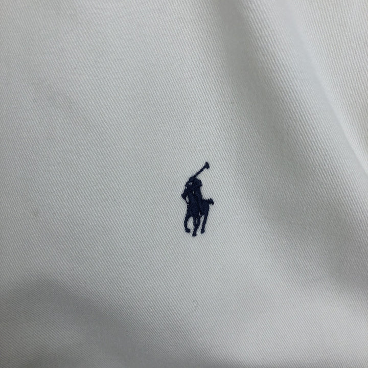 Ralph Lauren long sleeve button down shirt, men's size L cotton white type Vintage Second Hand
