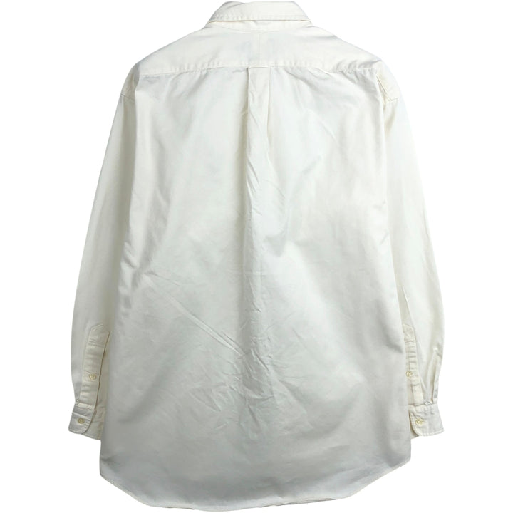 Ralph Lauren BLAKE long sleeve button down shirt, men's size L cotton white type Vintage Second Hand