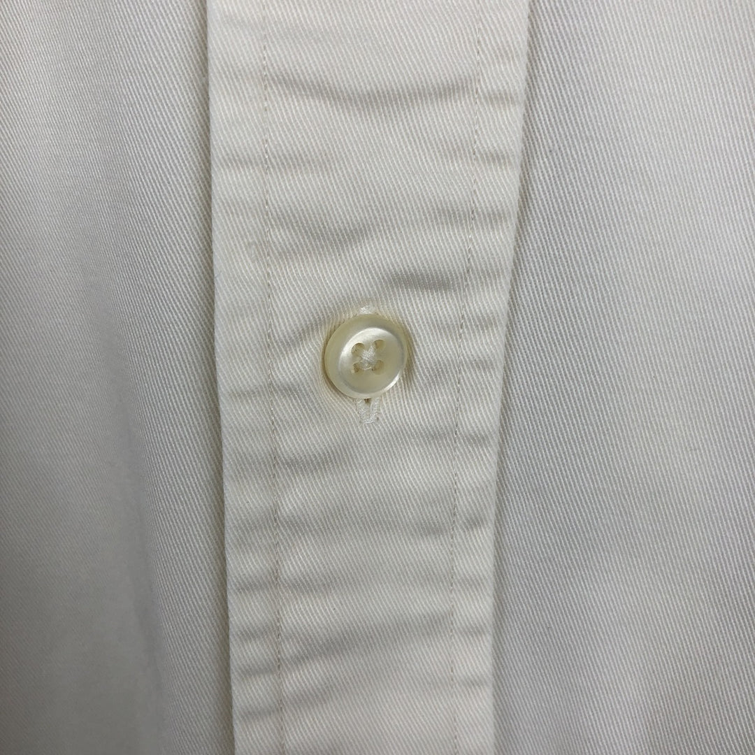 Ralph Lauren BLAKE long sleeve button down shirt, men's size L cotton white type Vintage Second Hand