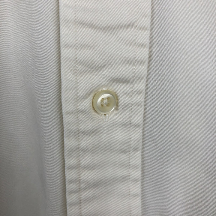 Ralph Lauren BLAKE long sleeve button down shirt, men's size L cotton white type Vintage Second Hand