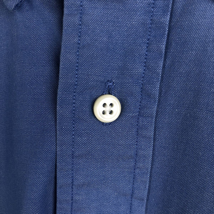 Ralph Lauren YARMOUTH long sleeve button down shirt, men's size M cotton blue type Vintage Second Hand