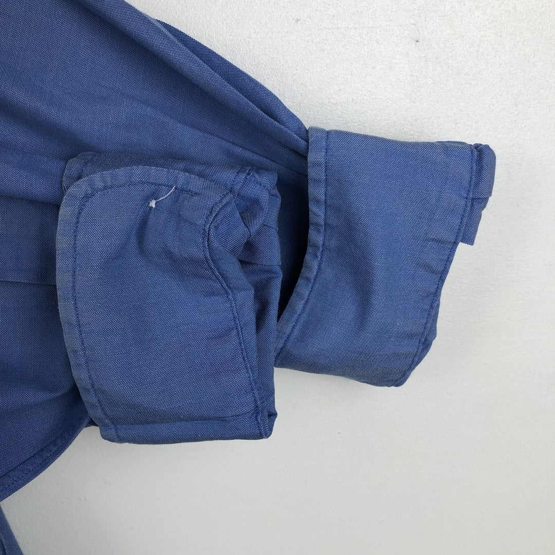 Ralph Lauren YARMOUTH long sleeve button down shirt, men's size M cotton blue type Vintage Second Hand
