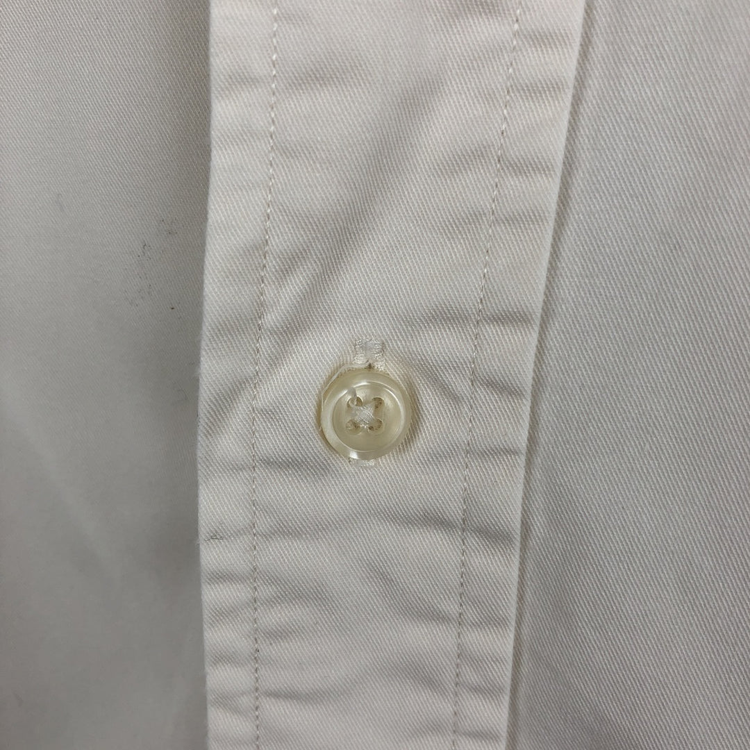 Ralph Lauren BLAKE long sleeve button down shirt, men's XL size cotton white type Vintage Second Hand