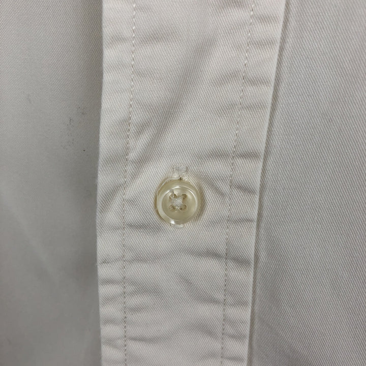Ralph Lauren BLAKE long sleeve button down shirt, men's XL size cotton white type Vintage Second Hand