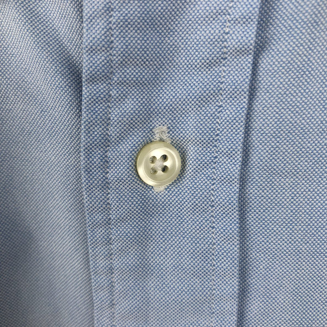 Ralph Lauren POLO by Ralph Lauren long sleeve button down shirt, men's size L cotton Blue type light blue Vintage Second Hand