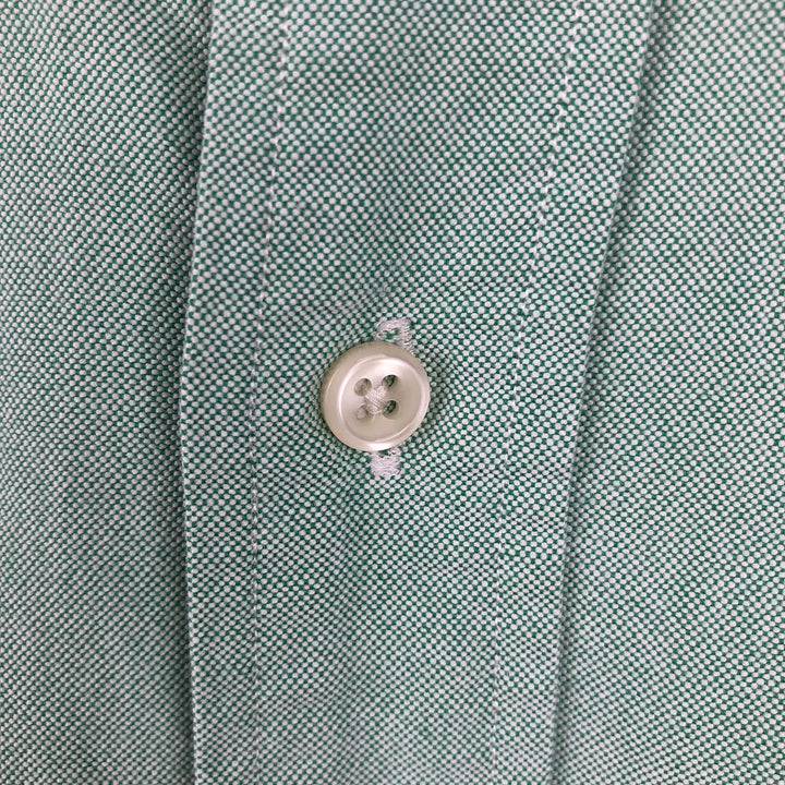 Ralph Lauren Classic Fit Long Sleeve Button Down Shirt, Men's Size L cotton green type Vintage Second Hand