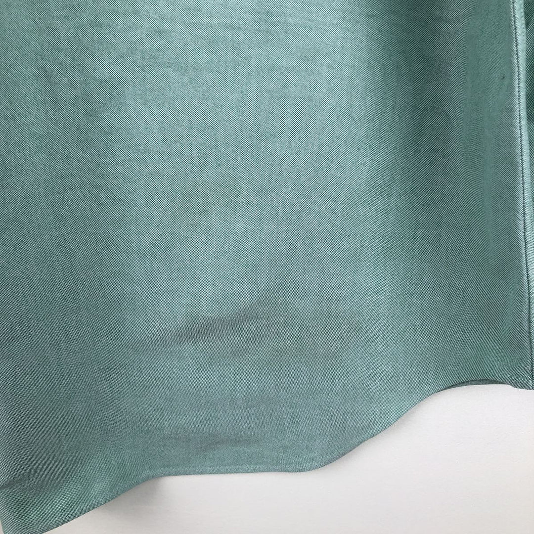 Ralph Lauren Classic Fit Long Sleeve Button Down Shirt, Men's Size L cotton green type Vintage Second Hand