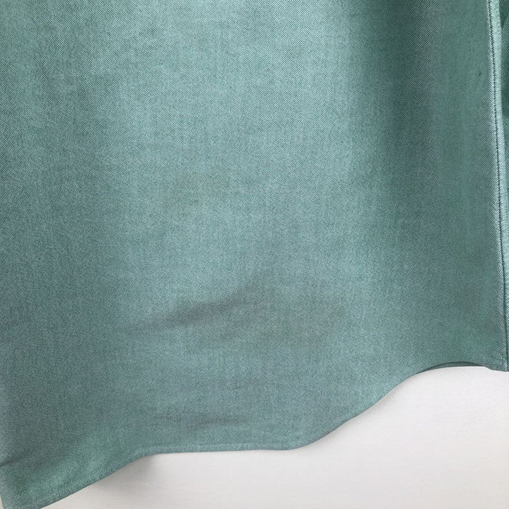 Ralph Lauren Classic Fit Long Sleeve Button Down Shirt, Men's Size L cotton green type Vintage Second Hand