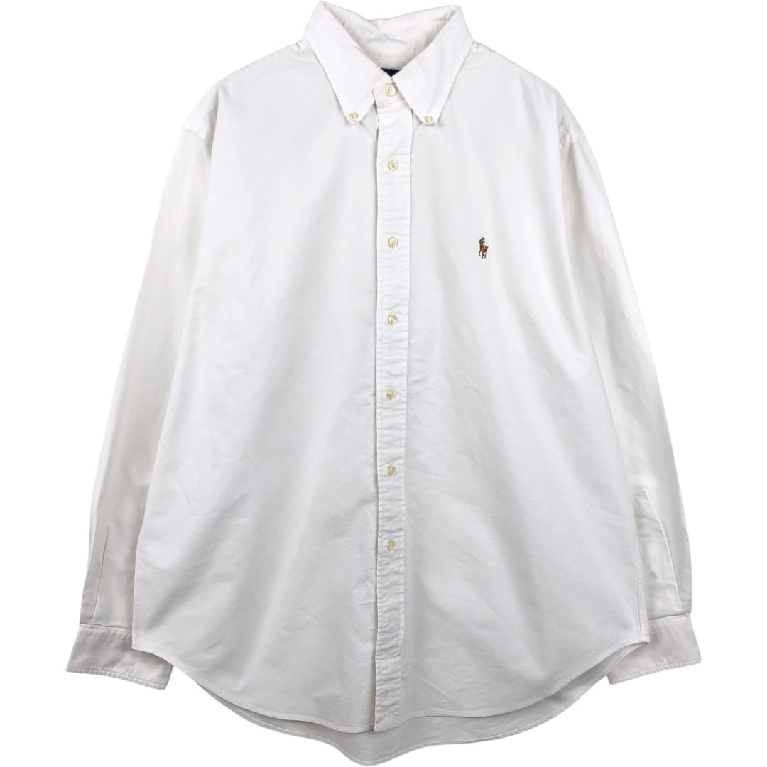 Ralph Lauren CLASSIC FIT (Men's size L equivalent) cotton pale white type Vintage Second Hand