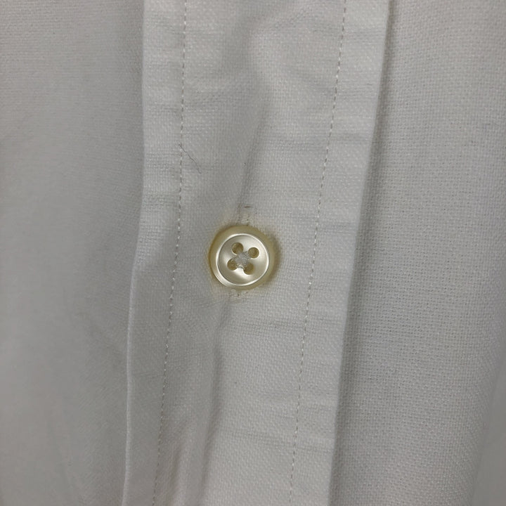 Ralph Lauren YARMOUTH long sleeve button down shirt, men's XL size cotton white type Vintage Second Hand