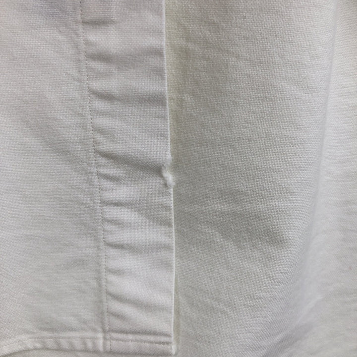 Ralph Lauren YARMOUTH long sleeve button down shirt, men's XL size cotton white type Vintage Second Hand
