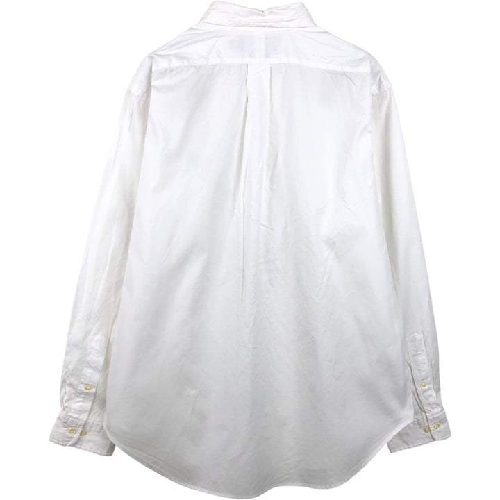 Ralph Lauren Classic Fit Long Sleeve Button Down Shirt, Men's Size L cotton white type Vintage Second Hand