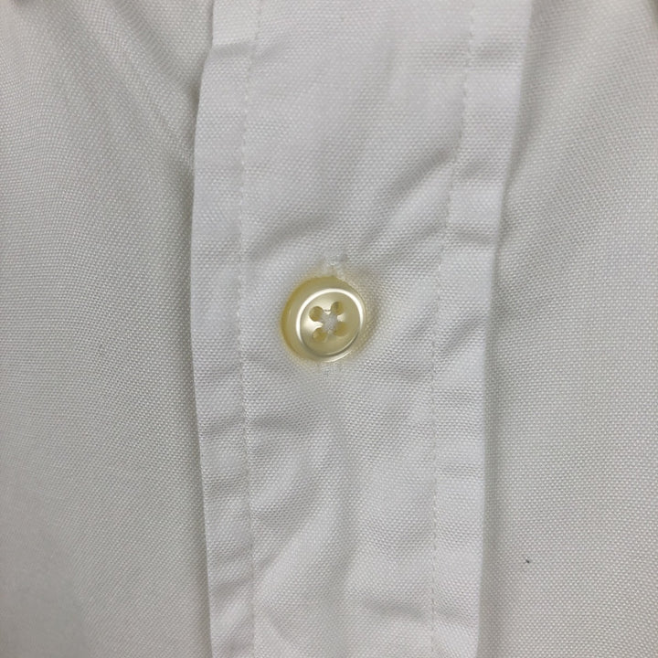 Ralph Lauren Classic Fit Long Sleeve Button Down Shirt, Men's Size L cotton white type Vintage Second Hand
