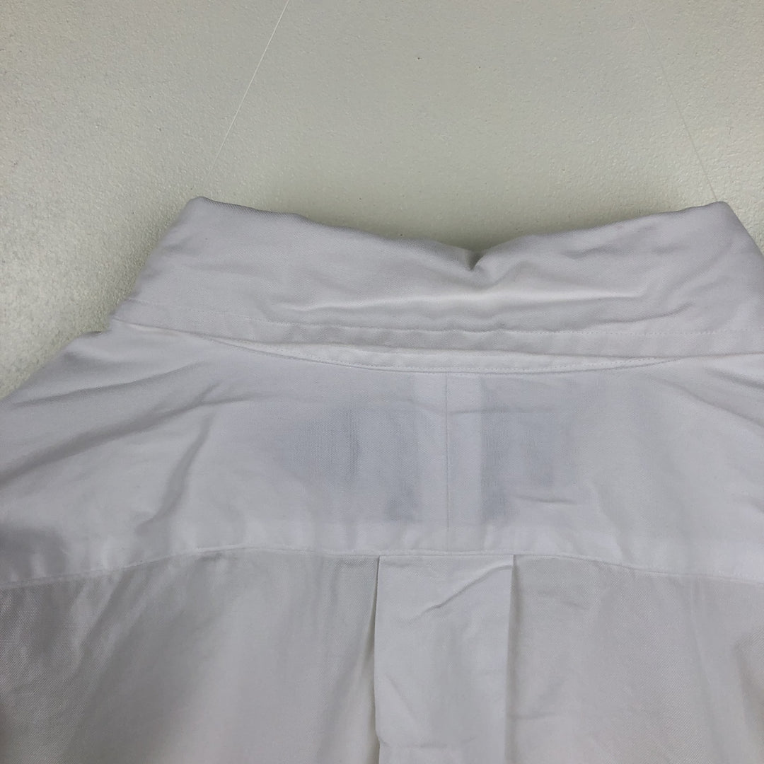 Ralph Lauren Classic Fit Long Sleeve Button Down Shirt, Men's Size L cotton white type Vintage Second Hand
