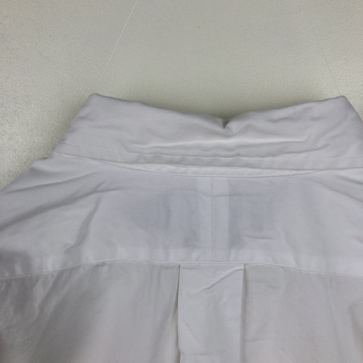 Ralph Lauren Classic Fit Long Sleeve Button Down Shirt, Men's Size L cotton white type Vintage Second Hand