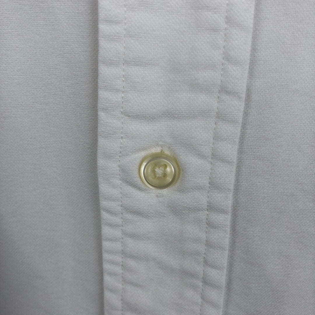 Ralph Lauren BLAKE long sleeve button down shirt, men's size L cotton white type Vintage Second Hand