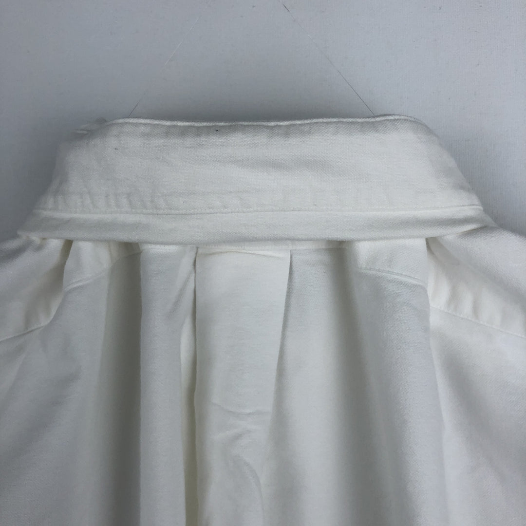 Ralph Lauren BLAKE long sleeve button down shirt, men's size L cotton white type Vintage Second Hand