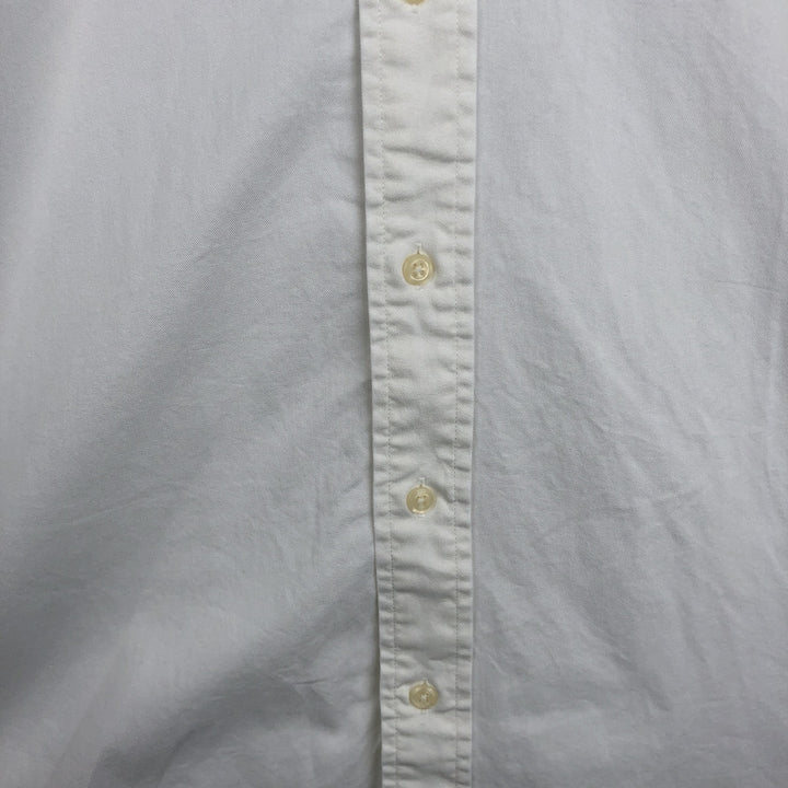 Ralph Lauren long sleeve button down shirt, men's size M cotton white type Vintage Second Hand