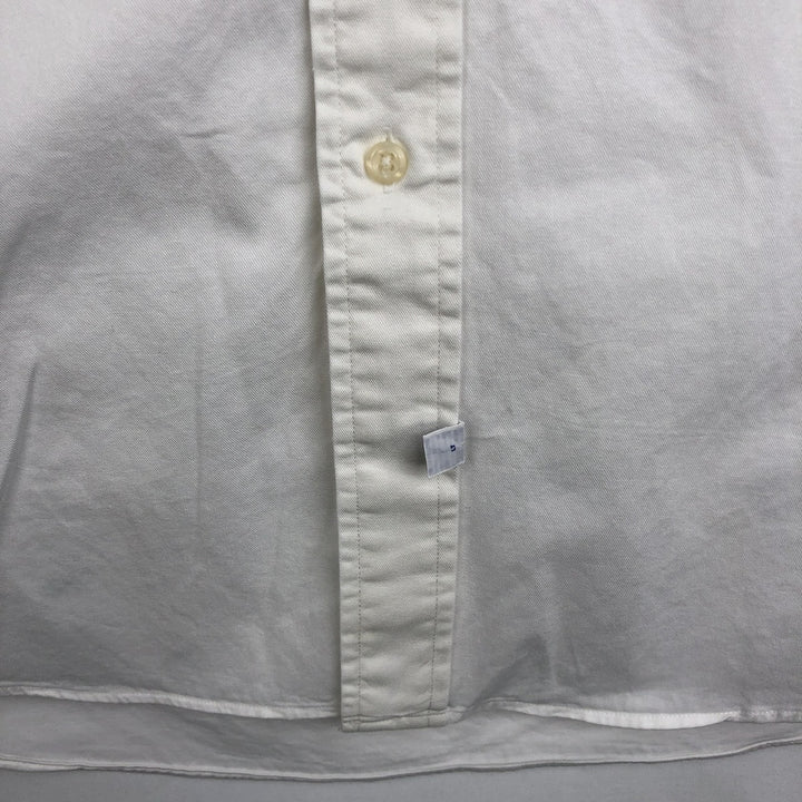 Ralph Lauren long sleeve button down shirt, men's size M cotton white type Vintage Second Hand