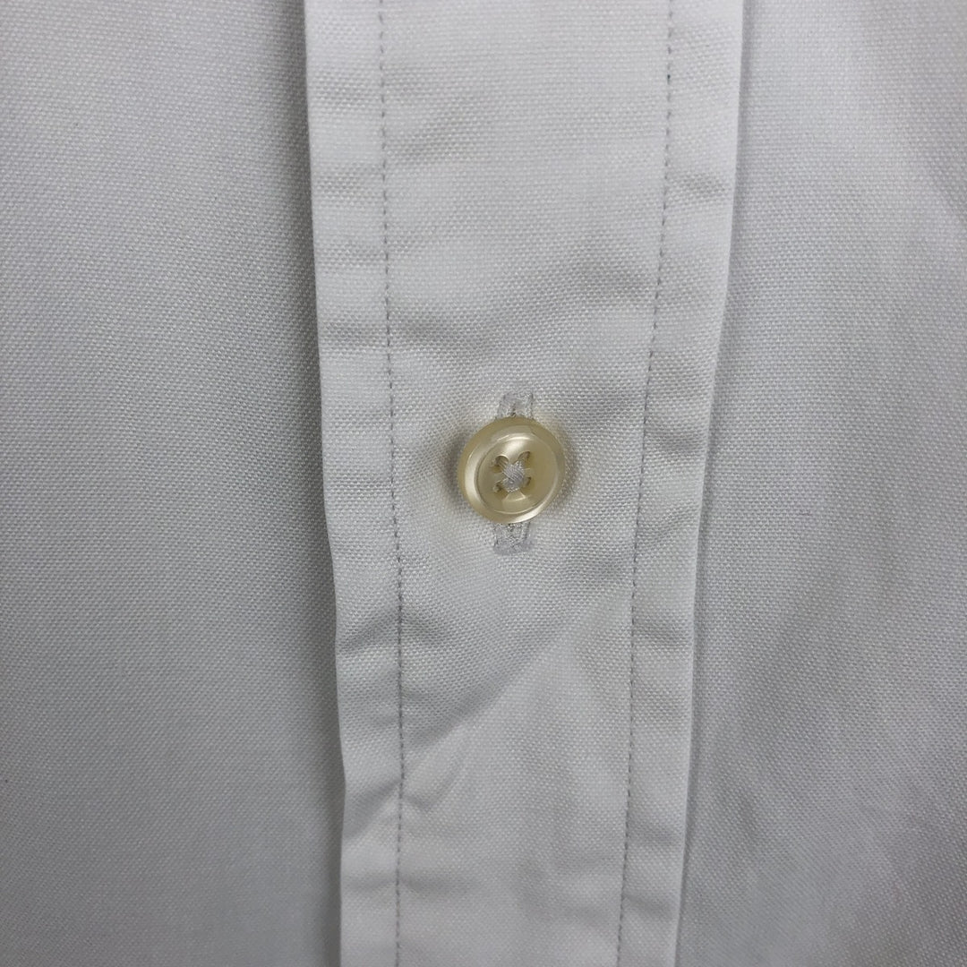 Ralph Lauren YARMOUTH long sleeve button down shirt, men's XL size cotton white type Vintage Second Hand