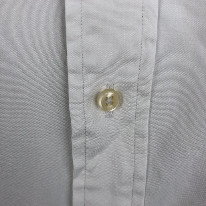 Ralph Lauren YARMOUTH long sleeve button down shirt, men's XL size cotton white type Vintage Second Hand