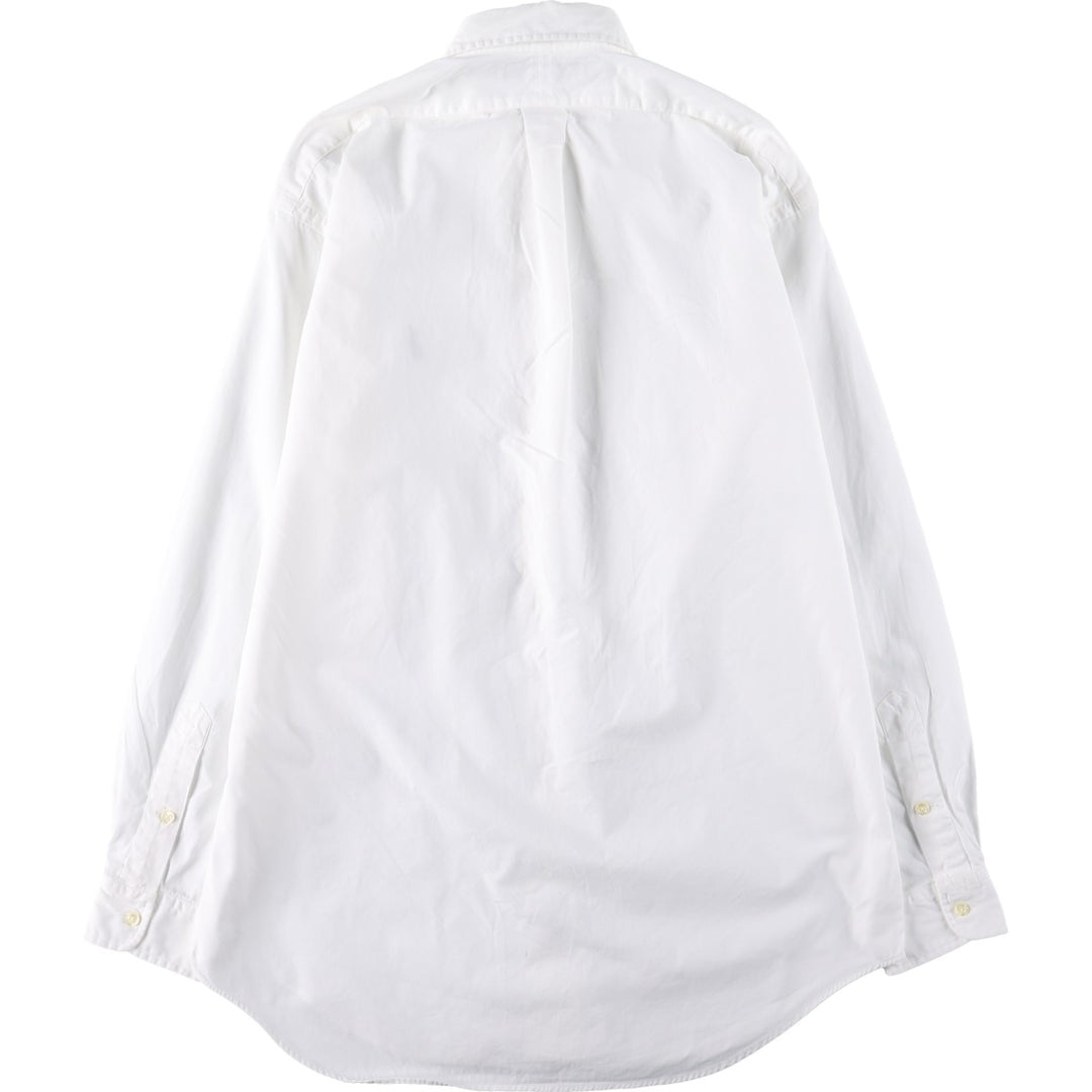 Ralph Lauren BLAKE long sleeve button down shirt, men's size M cotton white type Vintage Second Hand
