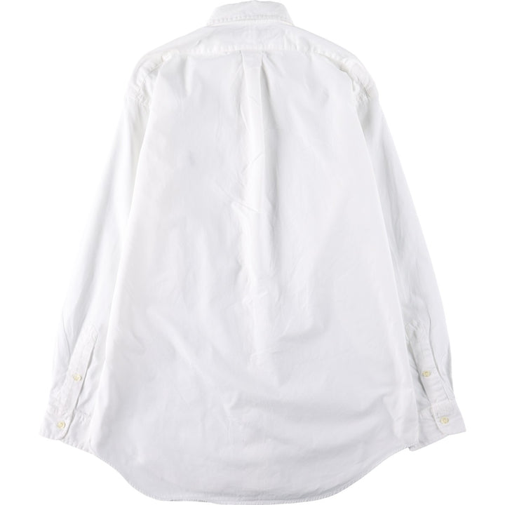Ralph Lauren BLAKE long sleeve button down shirt, men's size M cotton white type Vintage Second Hand