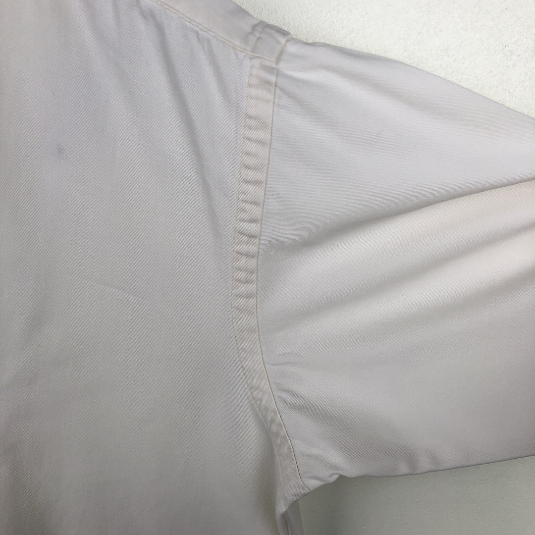 Ralph Lauren long sleeve button down shirt, men's size M cotton pale white type Vintage Second Hand