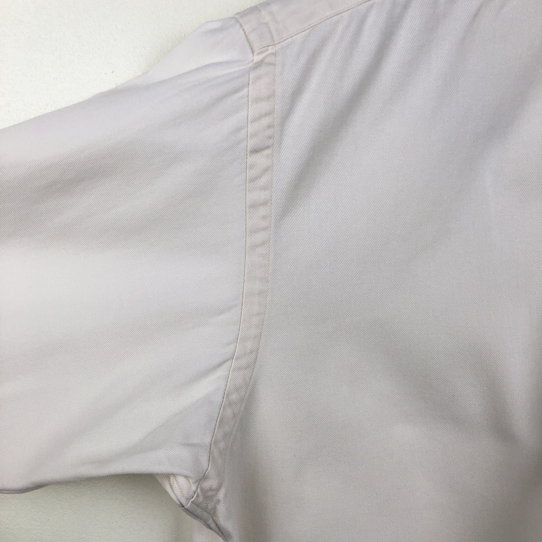 Ralph Lauren long sleeve button down shirt, men's size M cotton pale white type Vintage Second Hand