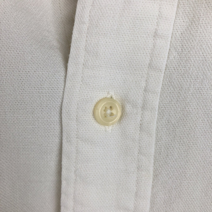 Ralph Lauren POLO by Ralph Lauren LOWELL SPORT long-sleeved cotton shirt, men's size L cotton white type Vintage Second Hand