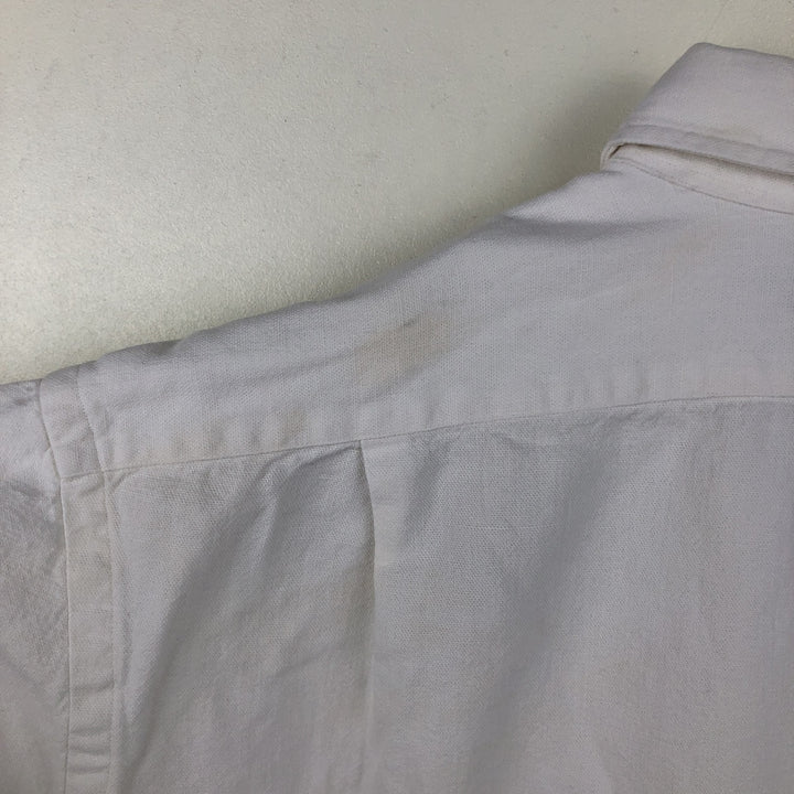 Ralph Lauren POLO by Ralph Lauren LOWELL SPORT long-sleeved cotton shirt, men's size L cotton white type Vintage Second Hand