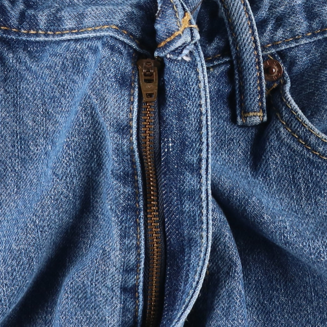 Levi's 505 denim shorts, men's size W37 (approx.) cotton blue type Vintage Second Hand