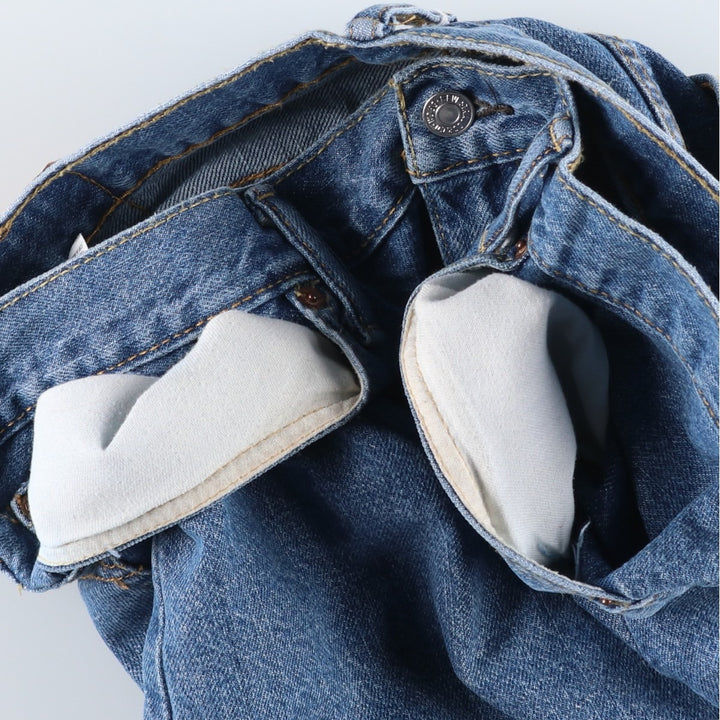 Levi's 505 denim shorts, men's size W37 (approx.) cotton blue type Vintage Second Hand