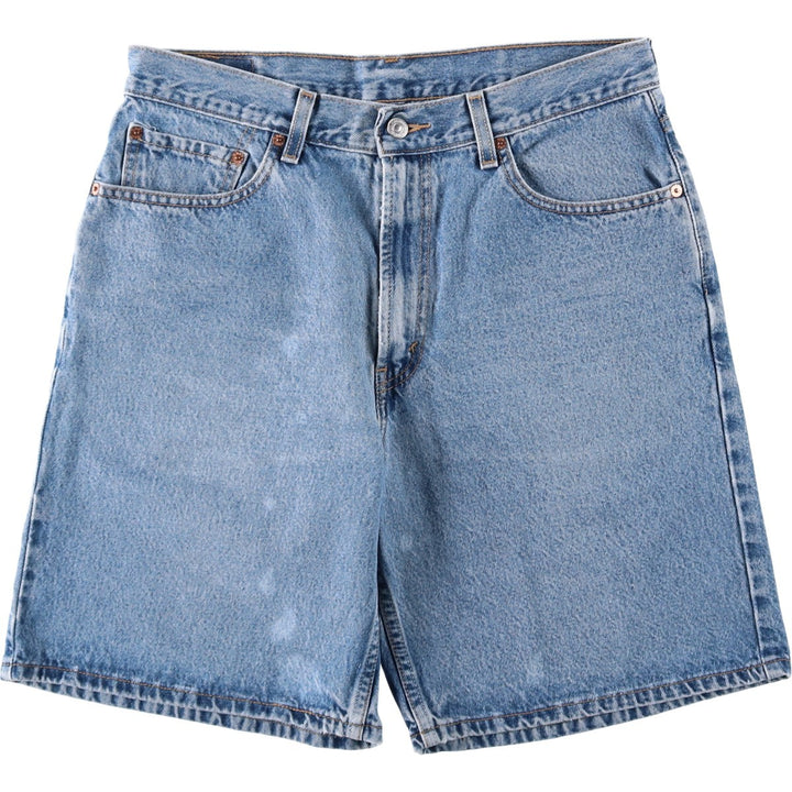 Levi's 550 Relaxed Fit Denim Shorts, Men's Size W34 cotton blue type Vintage Second Hand